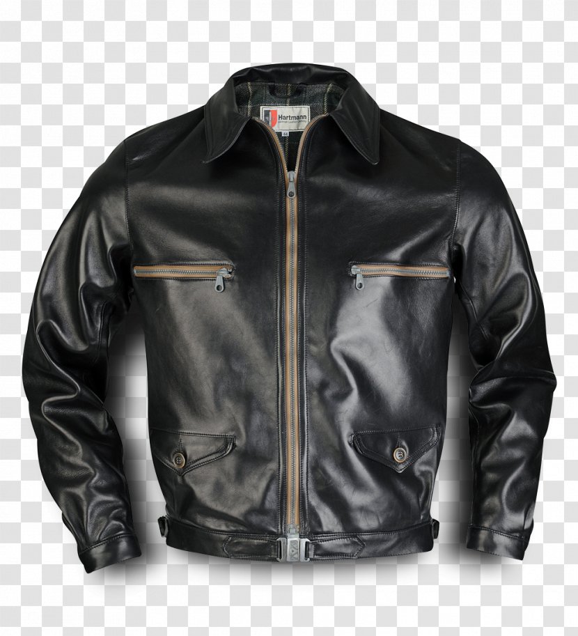 Flight Jacket Leather Coat - A2 Transparent PNG