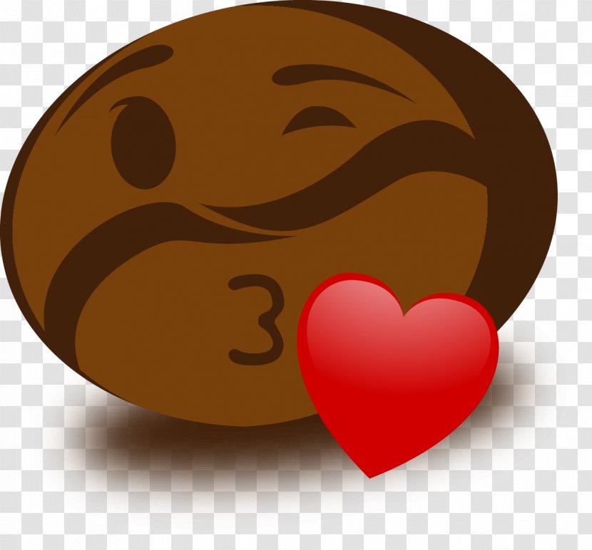 Love Background Heart - Brown - Smile Transparent PNG