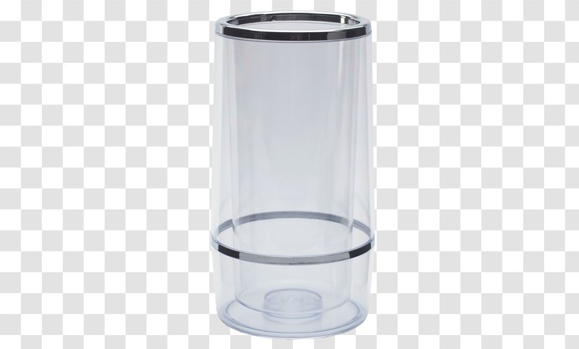 Wine Cooler Glass Plastic - Drinkware Transparent PNG