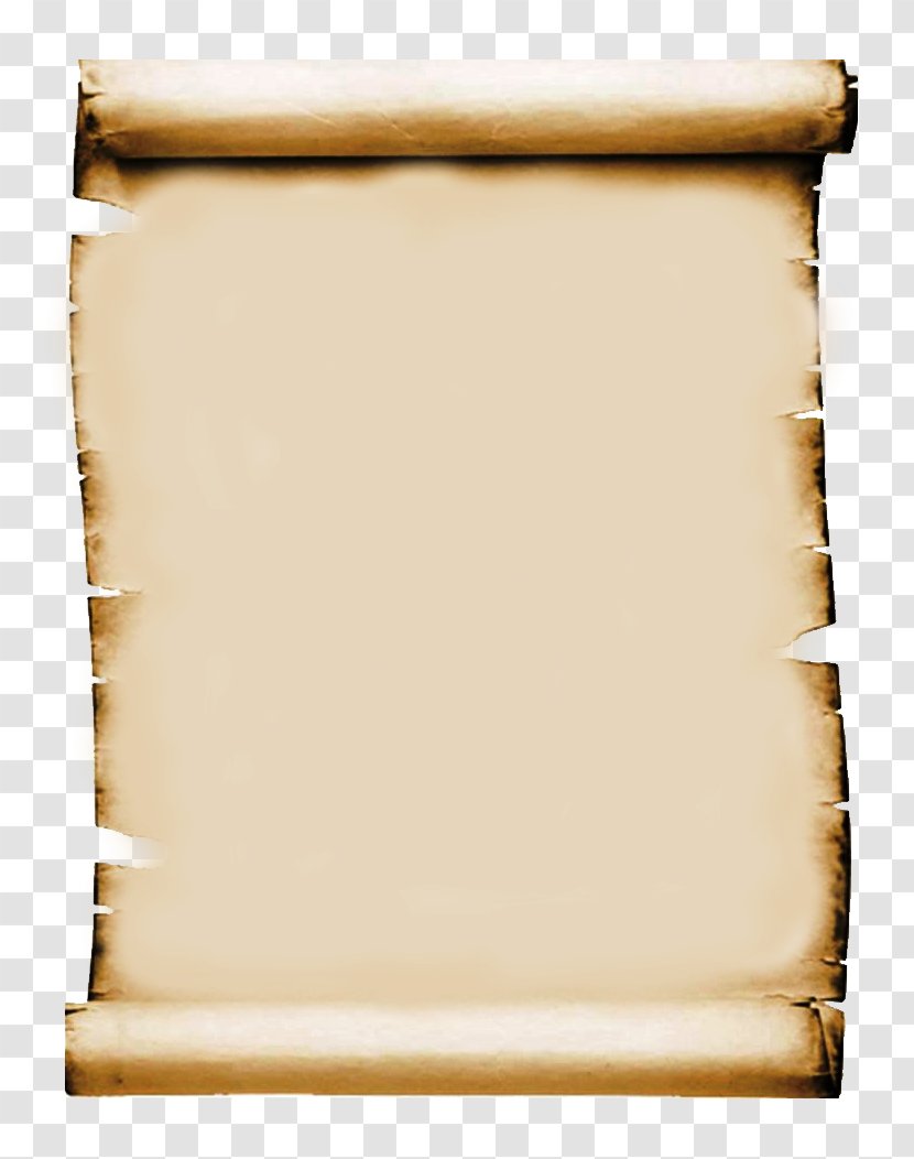 Paper Parchment Scroll Clip Art - Picture Frame Transparent PNG