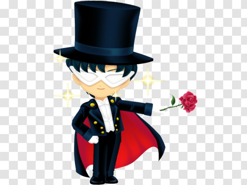 Tuxedo Mask Chibiusa Sailor Moon Drops Starlights - Flower - Bomg Transparent PNG