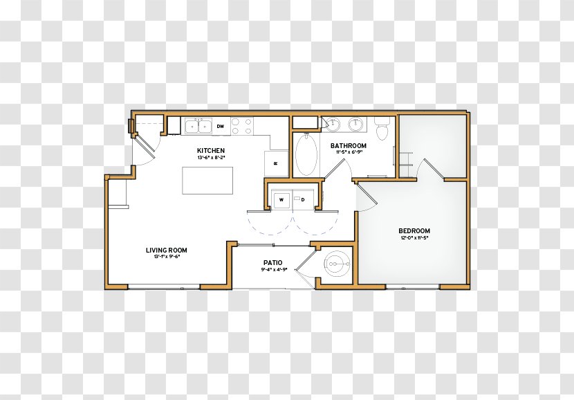 Floor Plan Ovation Apartment House - Condominium Transparent PNG