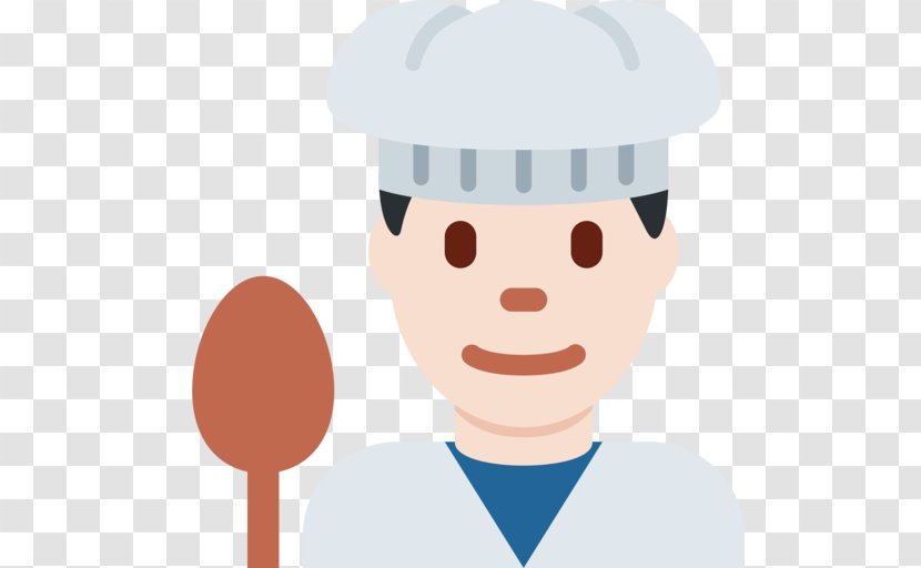 Chef Cooking Recipe Emoji - Nose - Tonos De Piel Transparent PNG