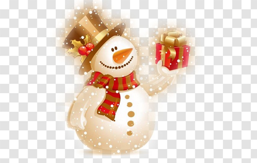 Christmas Gift Snowman Card - Decoration - Tweedle Dee Transparent PNG