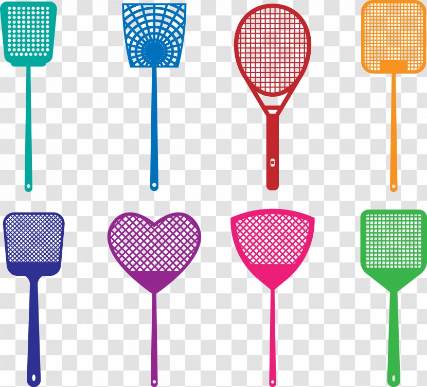 Hunting Icon - Racket - Object Playing Flies Beat Transparent PNG