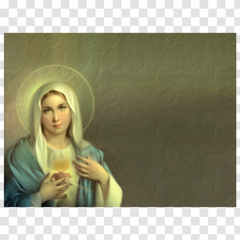 Mary Nazareth Prayer Ave Maria Saint - Cartoon Transparent PNG