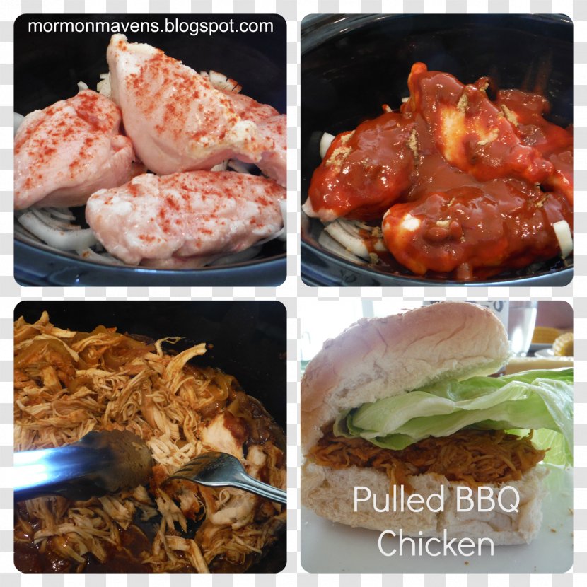 Barbecue Chicken Pulled Pork Food Slow Cookers Asian Cuisine - Fried Transparent PNG