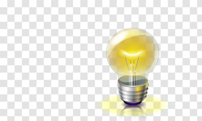 Incandescent Light Bulb Lamp - Display Resolution Transparent PNG