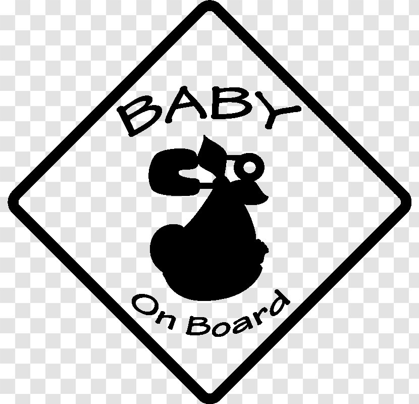 Sticker Clip Art Decal Infant - Baby On Board Stickers Muraux Transparent PNG