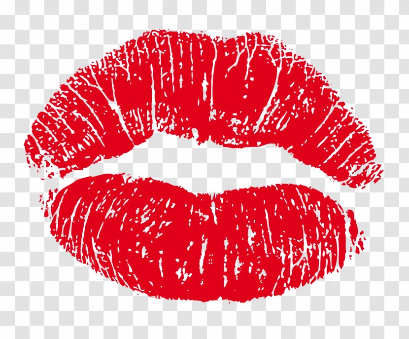 Lip Desktop Wallpaper Clip Art - Sticker - Red Lips Transparent PNG