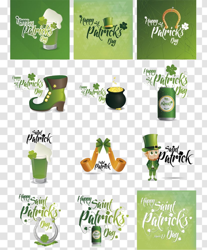 Saint Patricks Day - Brand - St. Patrick's Design WordArt Image Transparent PNG