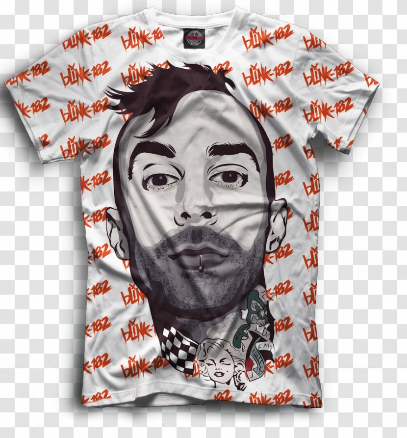 Travis Barker T-shirt Blink-182 Hoodie - Top Transparent PNG