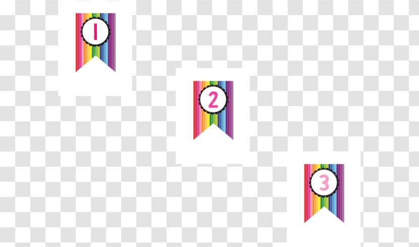 Logo Banner Purple Rainbow Font - Brand - Number Transparent PNG