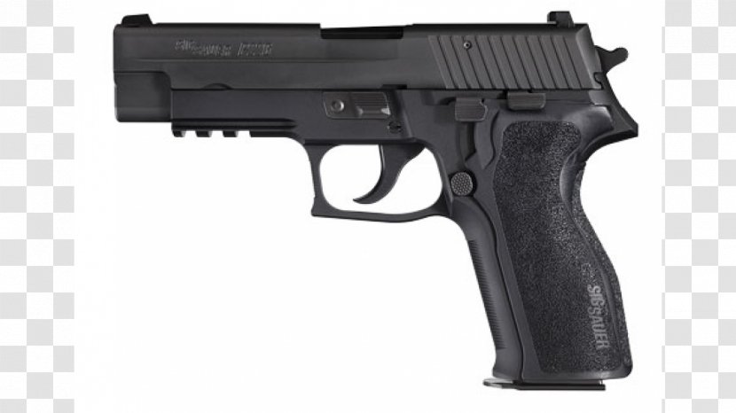 Semi-automatic Pistol Handgun SIG Sauer P226 9×19mm Parabellum - Gun Barrel Transparent PNG