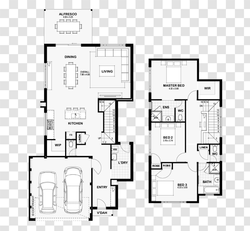 Floor Plan House Ben Trager Homes - Show Transparent PNG