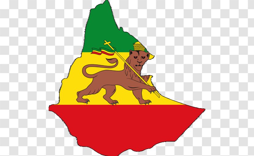 Ethiopian Empire Flag Of Ethiopia Addis Ababa Lion Judah - Symbol Transparent PNG