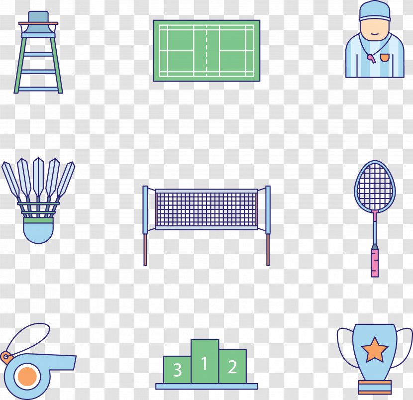 Badmintonracket Net - Badminton Competition Transparent PNG