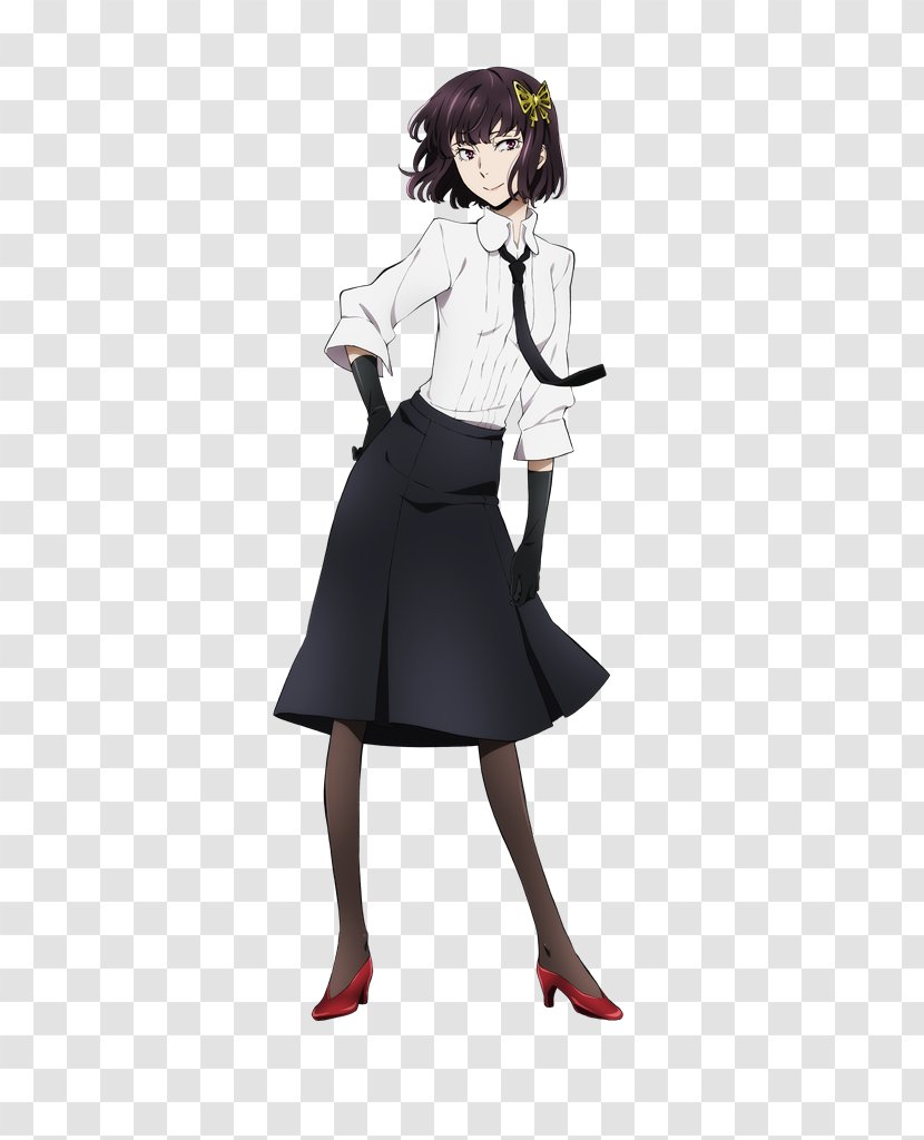 Bungo Stray Dogs Cosplay Costume Writer - Silhouette - Dog Transparent PNG