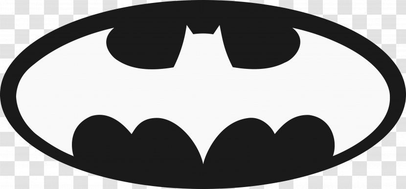 Batman Logo Drawing YouTube - Black - Bat Transparent PNG