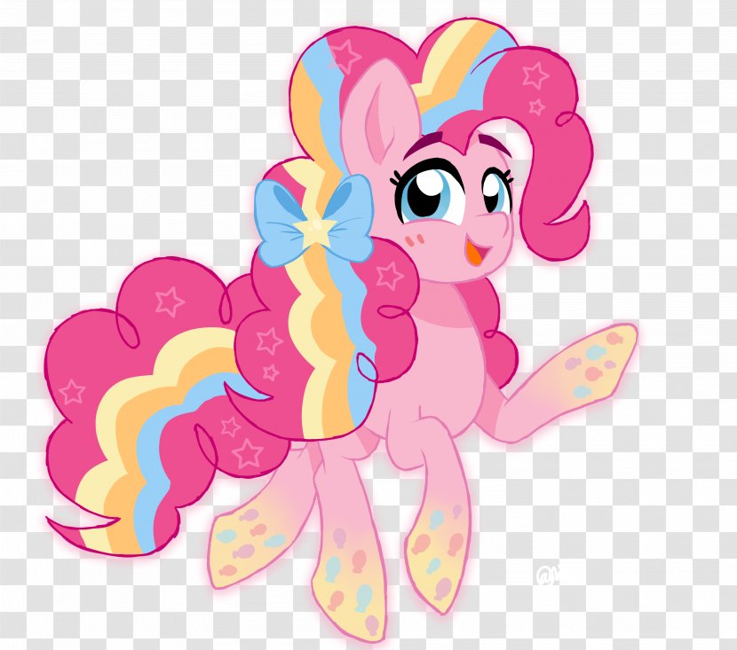 Pony Pinkie Pie Horse Fan Art Illustration - Heart - My Little Pinki Transparent PNG