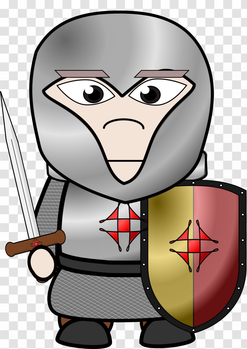 Knight Warrior Clip Art - Silhouette - Medival Transparent PNG