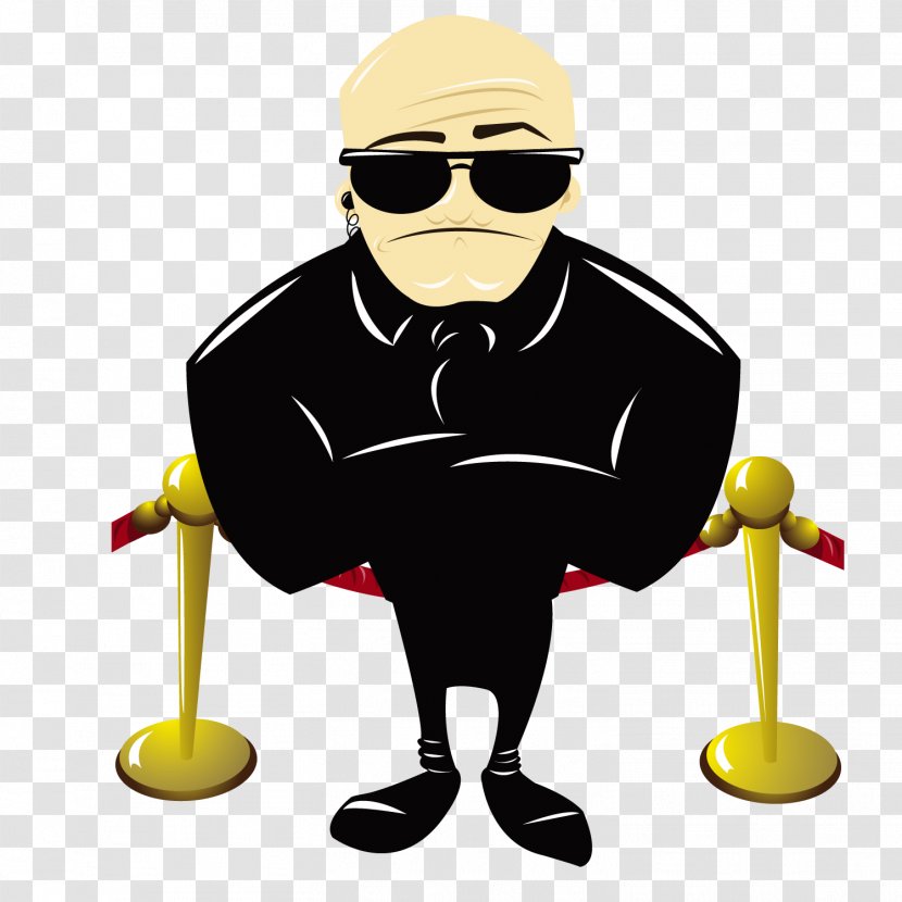 Sunglasses Royalty-free - Vision Care - Serious Man Wearing Transparent PNG