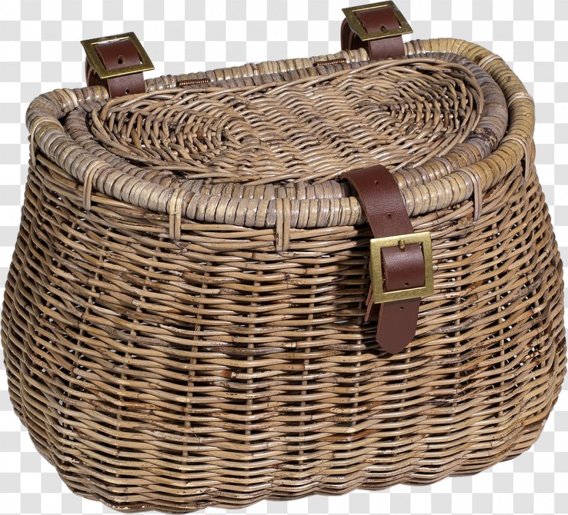 Wicker Bicycle Baskets Lid - Handlebars - Basket Transparent PNG