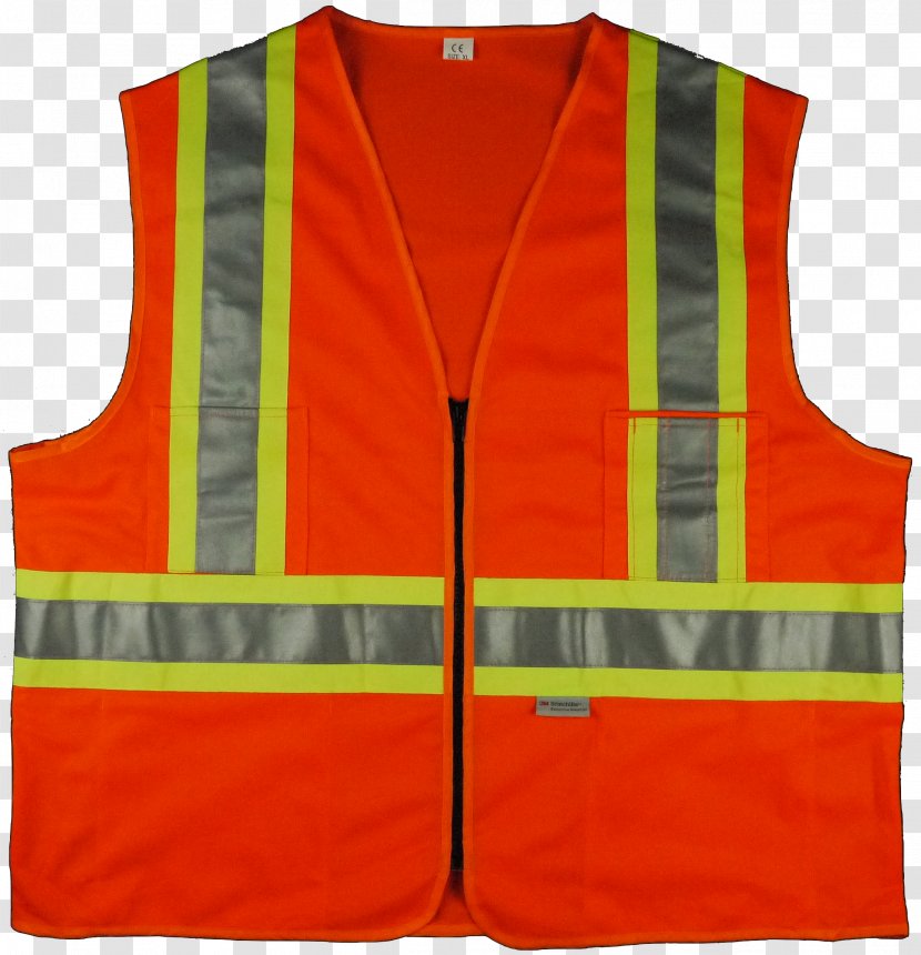 Gilets Sleeveless Shirt High-visibility Clothing - High Visibility - Yellow Transparent PNG