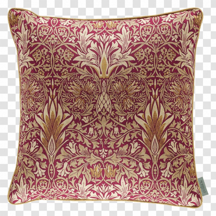 Strawberry Thief Cushion Morris & Co. Interior Design Services Textile - Co - Pillow Transparent PNG