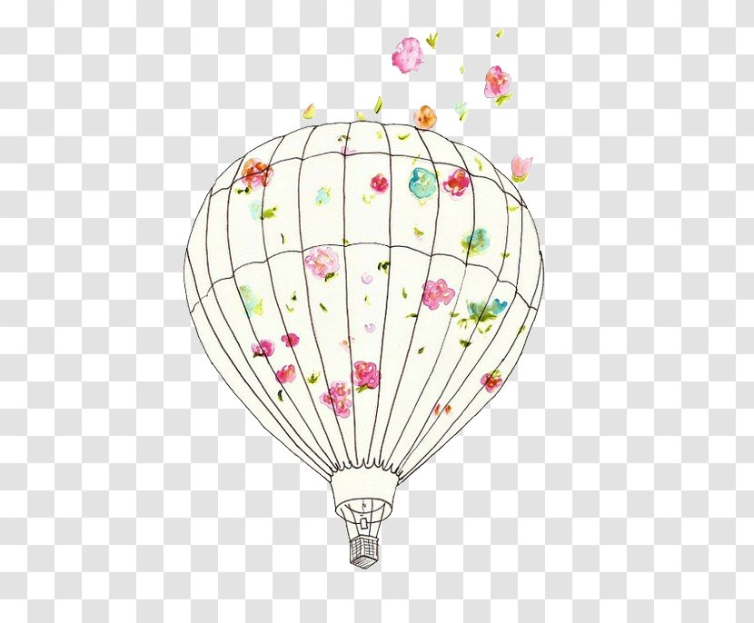 Hot Air Balloon Drawing Illustration - Jeanfranxe7ois Pilxe2tre De Rozier Transparent PNG