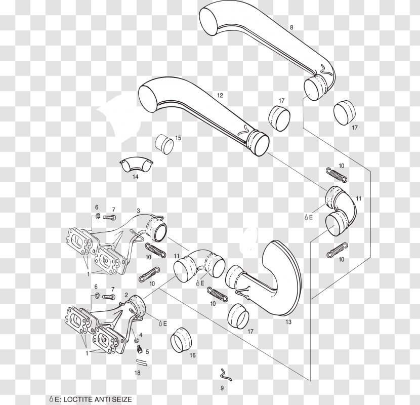 Car Exhaust System Rotax 503 Muffler Engine Transparent PNG