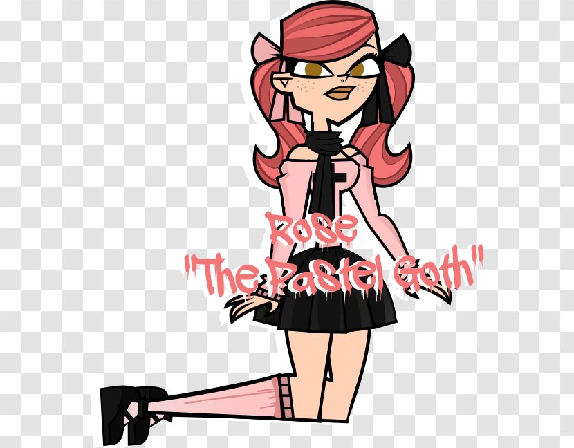 Alejandro Burromuerto Leshawna Goth Subculture Art Total Drama Island - Flower - Painting Transparent PNG