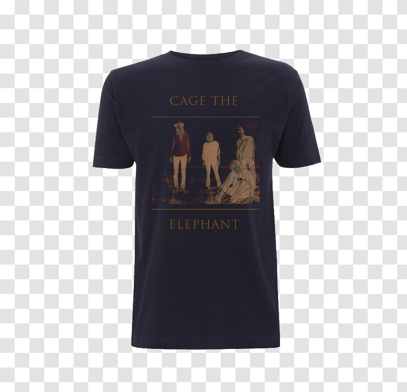 Cage The Elephant Triangle Art T-Shirt Sleeve - Frame Transparent PNG