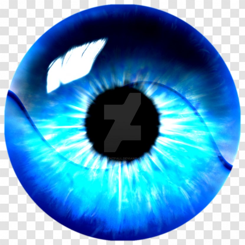 Light Blue Eye Iris - Heart - Eyes Transparent PNG