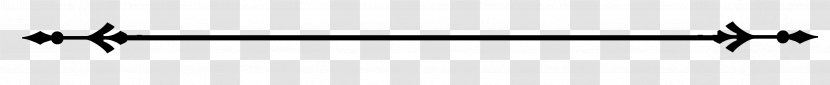 Weapon Line Angle - Black And White - Devider Transparent PNG
