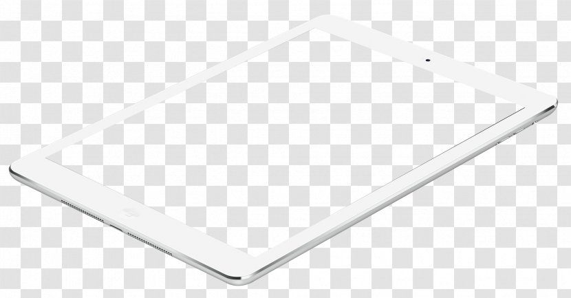 Line White Angle - Product Design - Tablet Transparent PNG