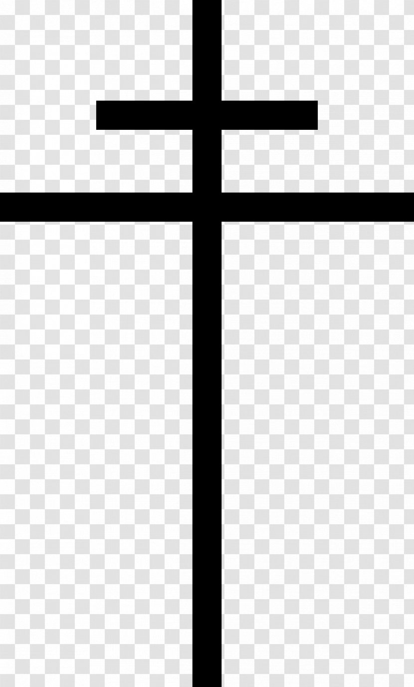 Cross Of Lorraine Symbol Christian - Patriarchal Transparent PNG