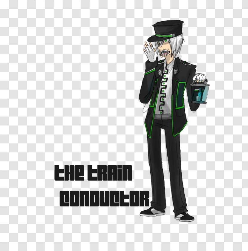 Train Conductor Rail Transport Ghost Railroad Engineer - Flower Transparent PNG
