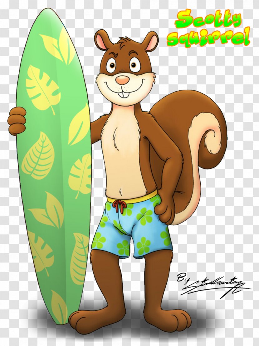 Scotty Squirrel Art Clip - Character Transparent PNG