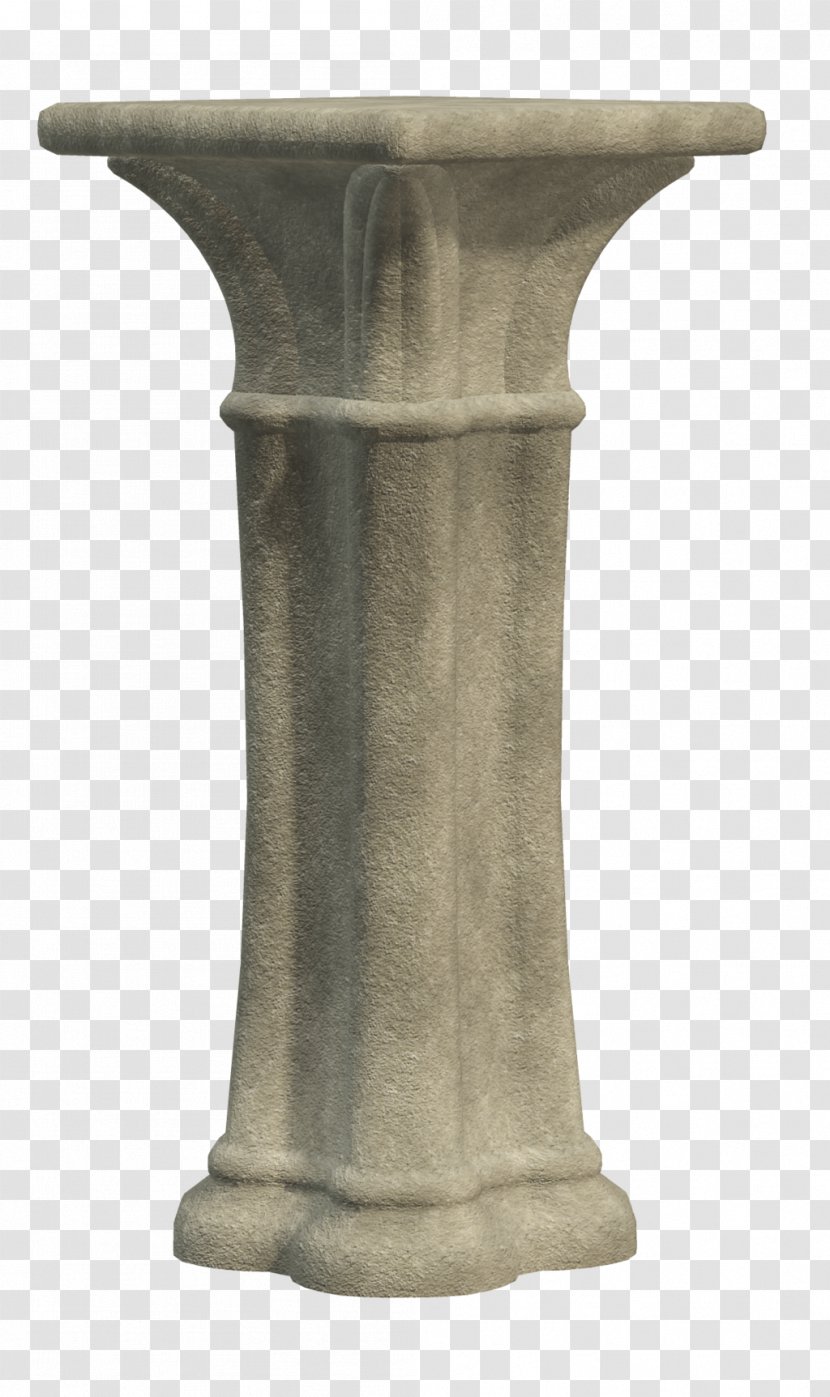 Pedestal Column Statue - Structure - Stone Transparent PNG