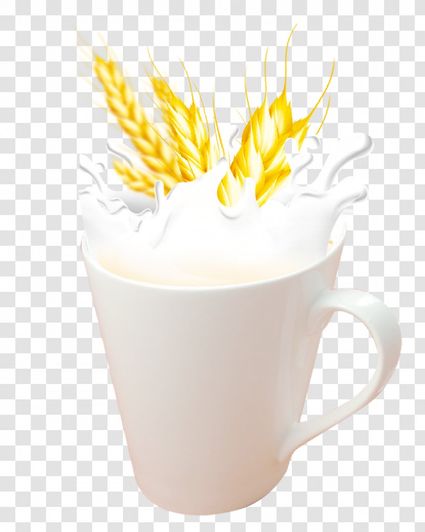 Barley Tea Coffee Milk Breakfast - Cup - Hand-painted Vector Transparent PNG