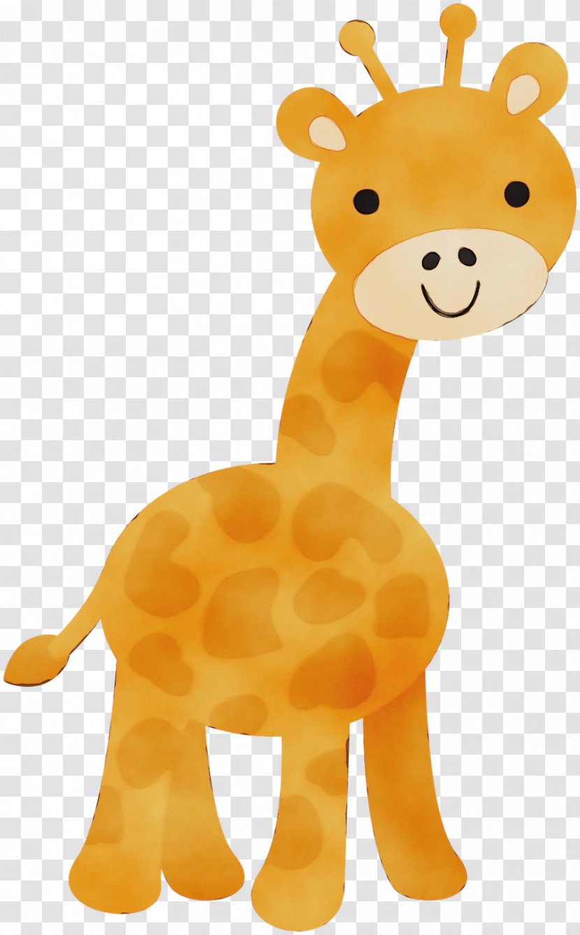 Giraffe Cartoon - Yellow - Wildlife Fawn Transparent PNG