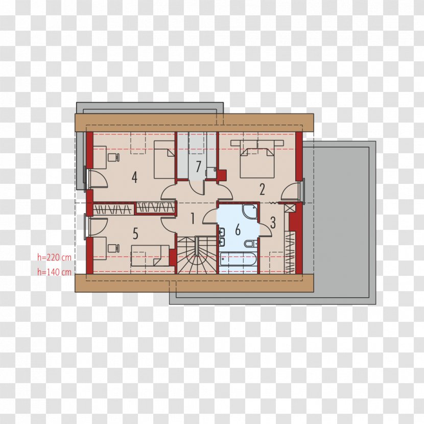 House Gable Roof Projekt Garage - Plots Transparent PNG