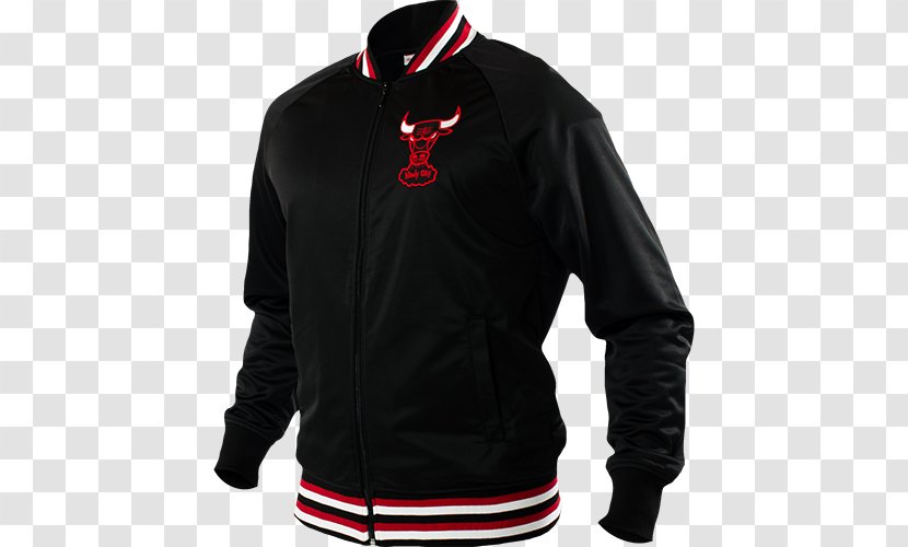 Mitchell & Ness NBA Chicago Bulls Hoodie Jersey - Brand - Red Jacket Transparent PNG