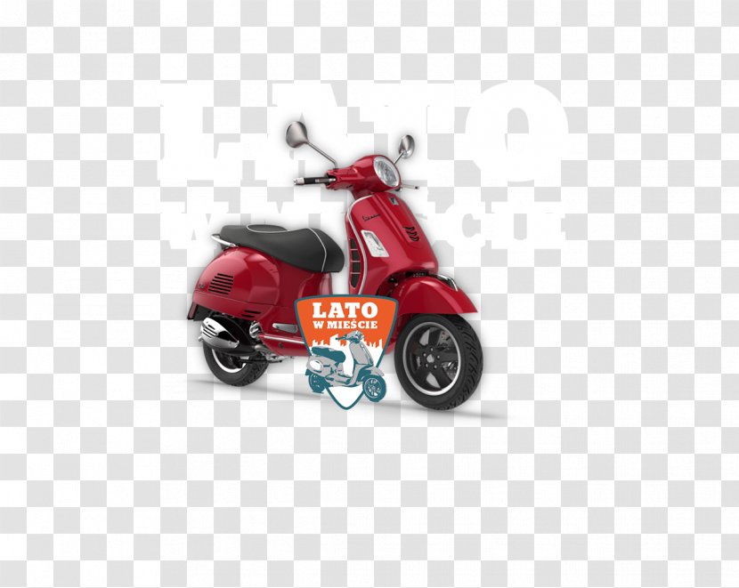 Motorized Scooter Vespa GTS Piaggio Car Transparent PNG