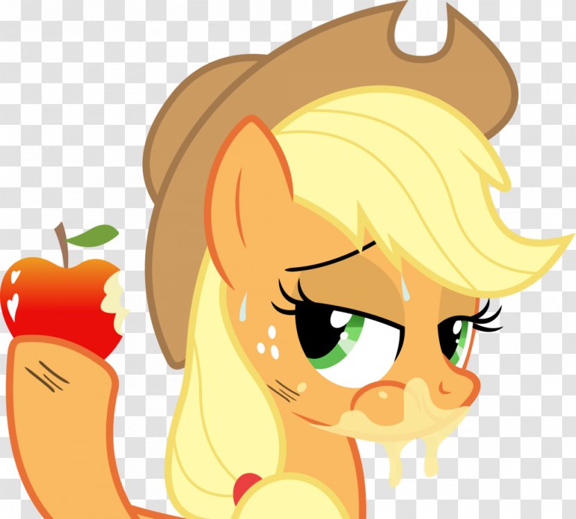 Applejack Apple Juice Rainbow Dash Pony Rarity - Fruit - Spoon Vector Transparent PNG