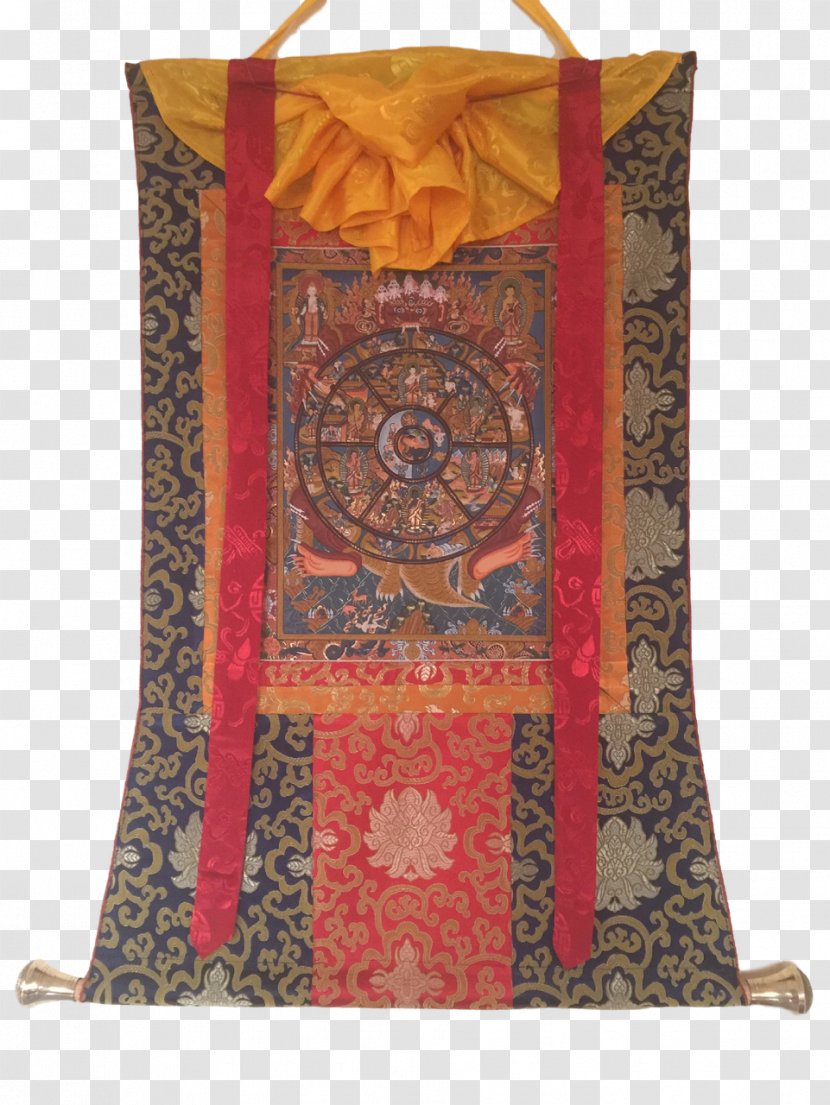 Thangka Tibetan Buddhism Brocade Bhavacakra - People - Paint Transparent PNG