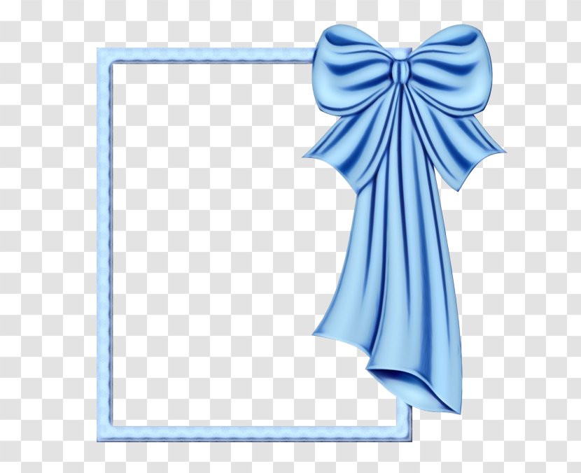 Blue Background Ribbon - Turquoise Transparent PNG