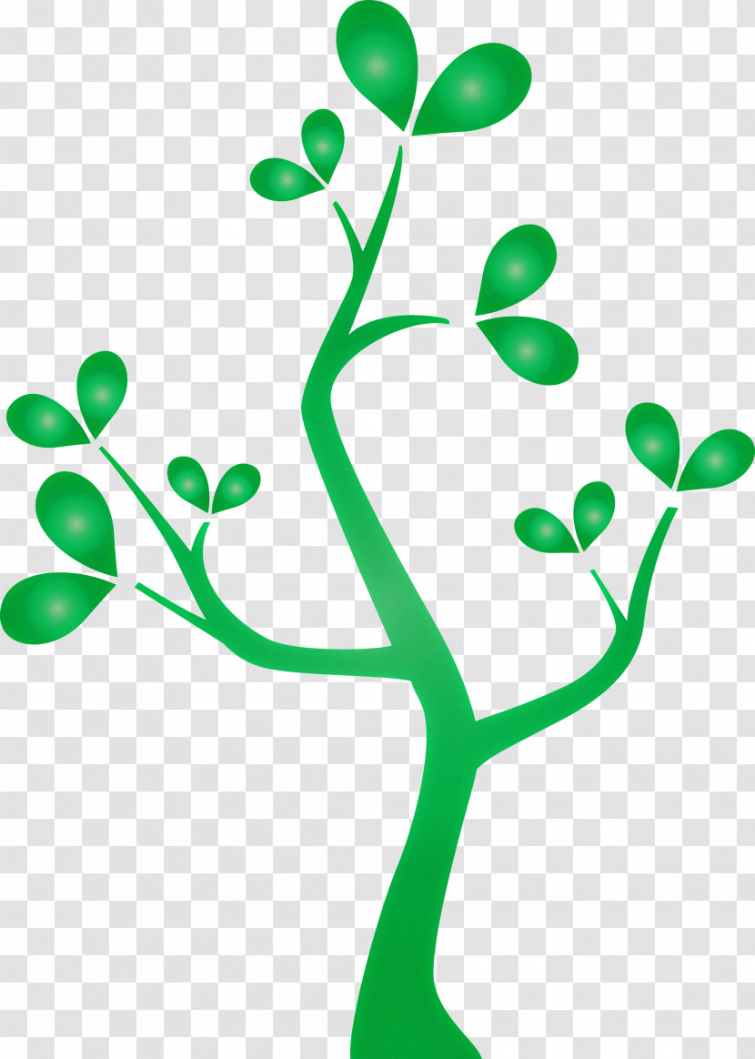 Green Leaf Plant Plant Stem Transparent PNG