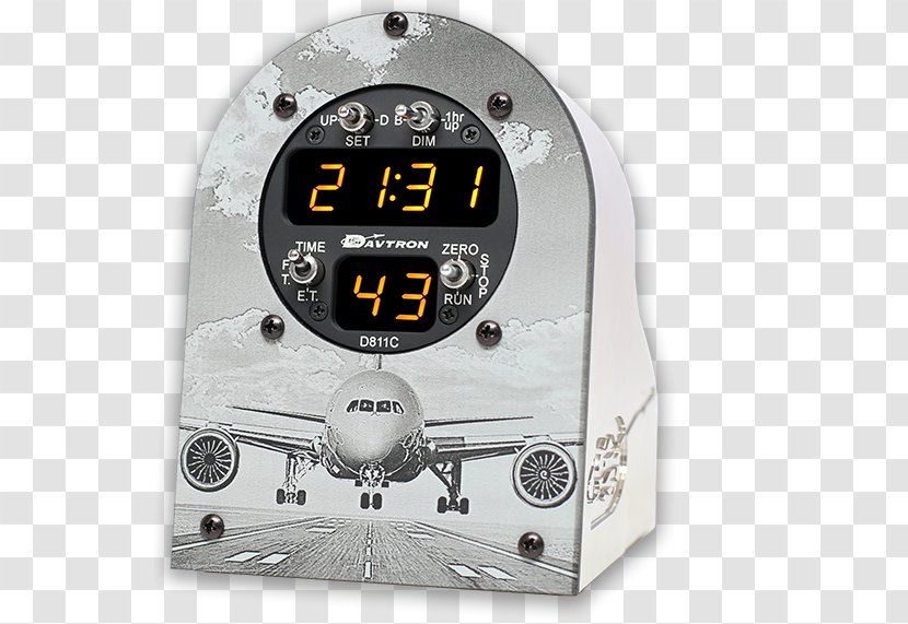 Airplane Alarm Clocks Aircraft Timer - Table Clock Transparent PNG